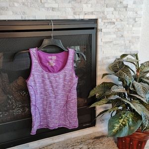 Danskin Now purple & white active tank S